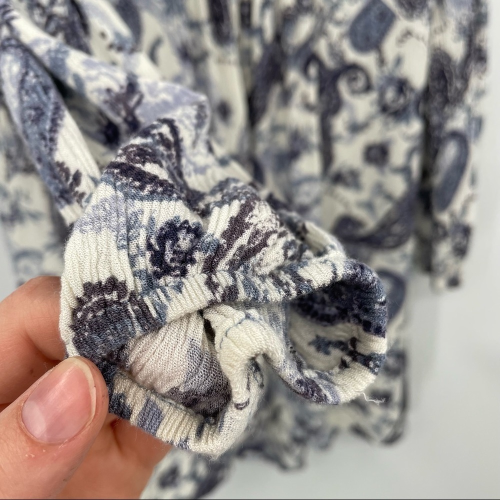 Altard State White & Blue Paisley Dress - Picture 7 of 14